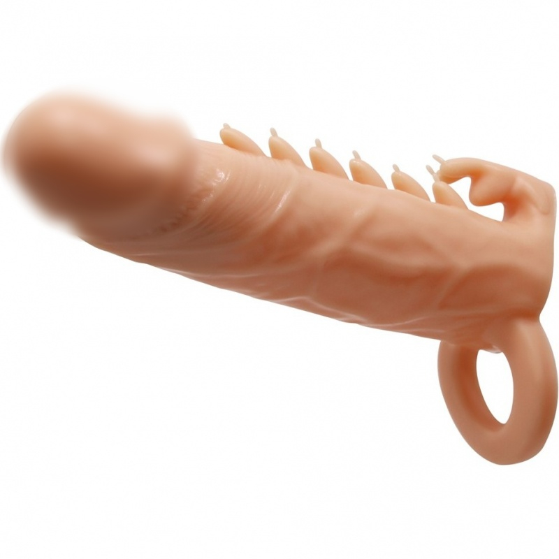 Насадка с клиторальным стимулятором "Pretty Love Emmit" реалистичная 