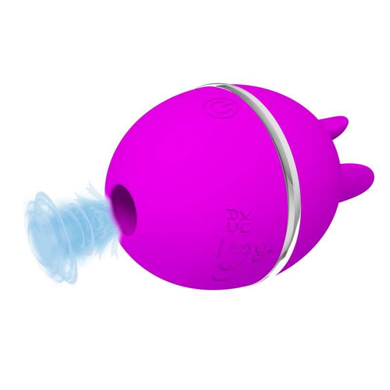 Вибратор-стимулятор "Pretty Love Gemini Ball" фиолетовый 